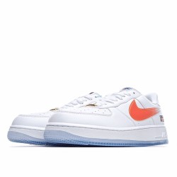 Kith x Nike Air Force 1 Low NYC White Orange AF1 Unisex CZ7928-001-100 