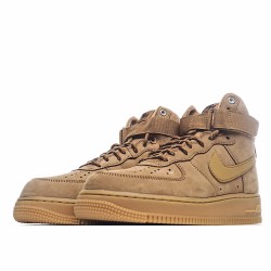 Nike Air Force 1 High Flax Wheat Brown Running Shoesn CJ9178 200 AF1 Unisex 