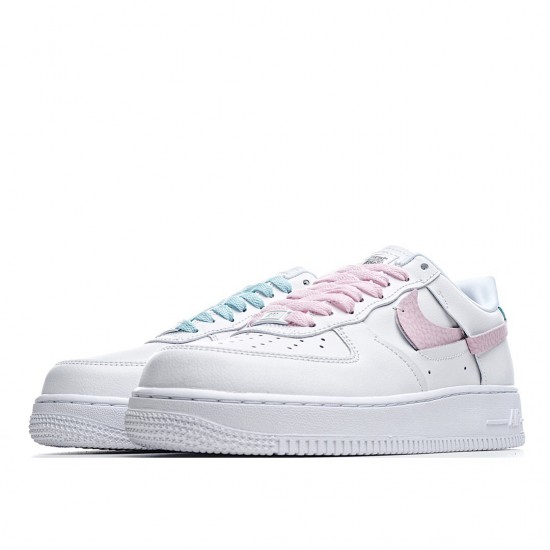 Nike Air Force 1 LXX White Pink Aqua DC1164 101 Unisex Casual Shoes