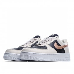 Nike Air Force 1 Low Beige Gold Black DB5080-200 Unisex Casual Shoes