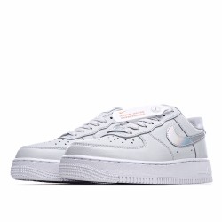 Nike Air Force 1 Low Gray Multi Running Shoes CJ1646 400 Unisex AF1 