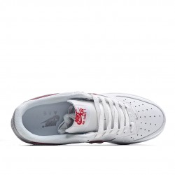 Nike Air Force 1 Low Grey Red White CJ1681-101 Unisex Casual Shoes