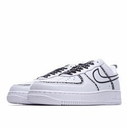 Nike Air Force 1 Low White Black CK7216 100 Unisex Running Shoes 