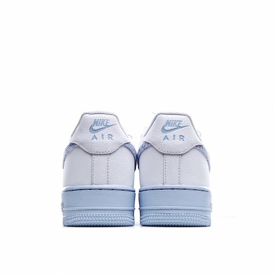 Nike Air Force 1 Low White Blue Running Shoes AF1 Unisex