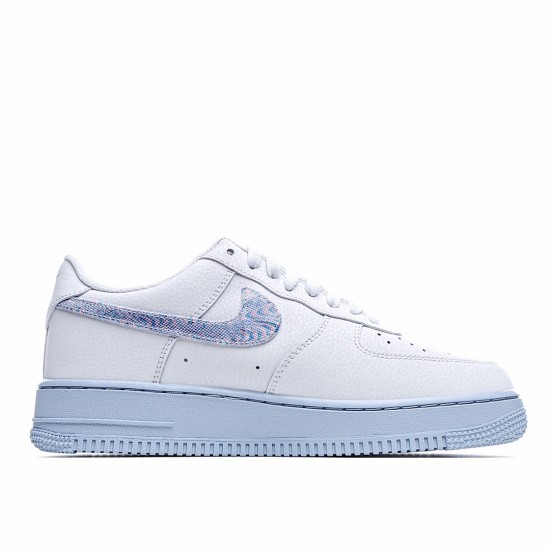 Nike Air Force 1 Low White Blue Running Shoes AF1 Unisex