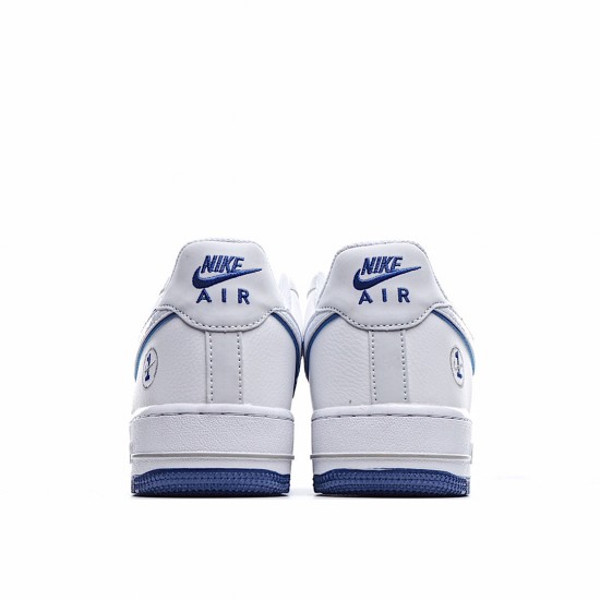 Nike Air Force 1 Low White Blue Running Shoes CJ1366 003 AF1 Mens