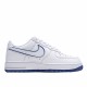 Nike Air Force 1 Low White Blue Running Shoes CJ1366 003 AF1 Mens