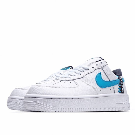 Nike Air Force 1 Low White Blue Running Shoes CK6924 100 Unisex