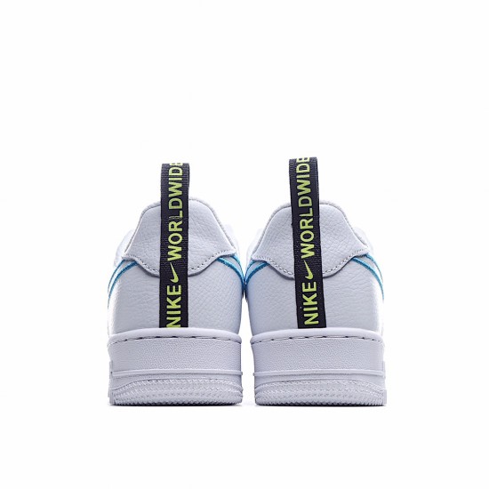 Nike Air Force 1 Low White Blue Running Shoes CK7213 100 Unisex