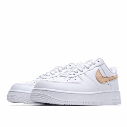 Nike Air Force 1 Low White Brown Running Shoes CW7567 101 AF1 Unisex 