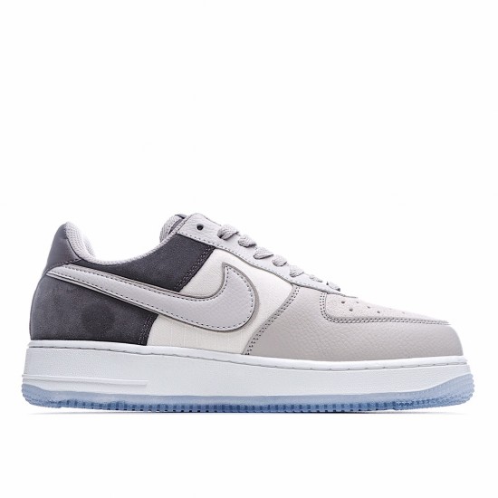 Nike Air Force 1 Low White Gray Running Shoes AO2425 001 Unisex