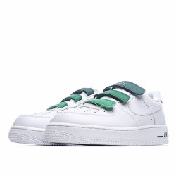 Nike Air Force 1 Low White Green Running Shoes 898866 006 AF1 Unisex 