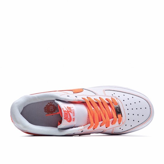 Nike Air Force 1 Low White Orange 315115 108 AF1 Unisex Running Shoes