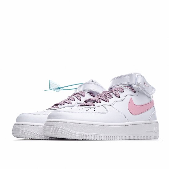 Nike Air Force 1 Low White Pink 366731-911 Womens Casual Shoes