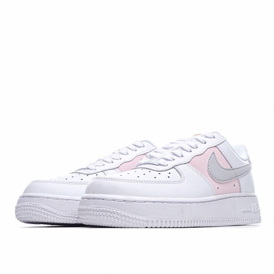 Nike Air Force 1 Low White Pink Gray CK7216 001 AF1 Womens Running Shoes