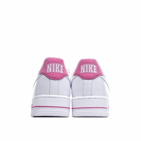 Nike Air Force 1 Low White Pink Running Shoes 898866 009 Womens AF1