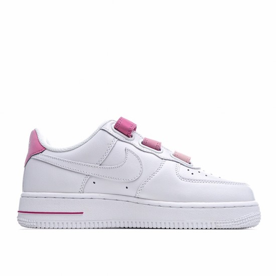 Nike Air Force 1 Low White Pink Running Shoes 898866 009 Womens AF1