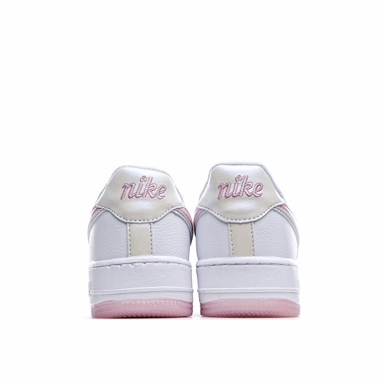 Nike Air Force 1 Low White Pink Running Shoes CN8535 100 Womens