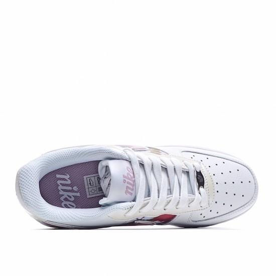 Nike Air Force 1 Low White Pink Running Shoes CN8535 100 Womens