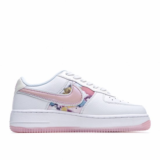 Nike Air Force 1 Low White Pink Running Shoes CN8535 100 Womens