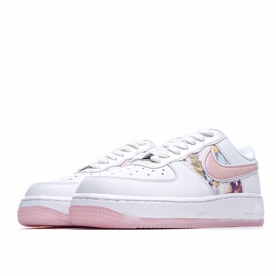 Nike Air Force 1 Low White Pink Running Shoes CN8535 100 Womens