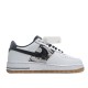 Nike Air Force 1 Low White Ripstop Camo Black Gum AZ7891-100 Unisex Casual Shoes