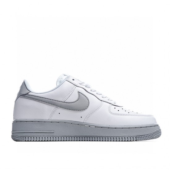 Nike Air Force 1 Low White Silver CK7663-104 Unisex Casual Shoes