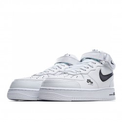 Nike Air Force 1 Mid White Black CV3039-108 Unisex Casual Shoes