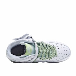 Nike Air Force 1 Mid White Green 366731-910 Unisex Casual Shoes