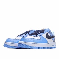 Nike Air Force 1 Prmclot White Black Blue Running Shoes AF1 Unisex BMB490-M5-C1 