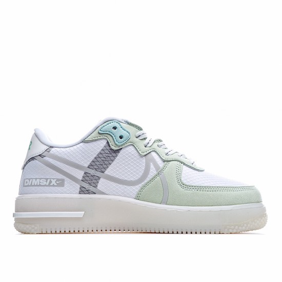 Nike Air Force 1 React QS White Green Running Shoes CQ8879 111 Unisex