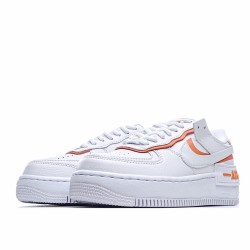 Nike WMNS Air Force 1 Shadow Orange White Running Shoes Cl0919 103 Womens 