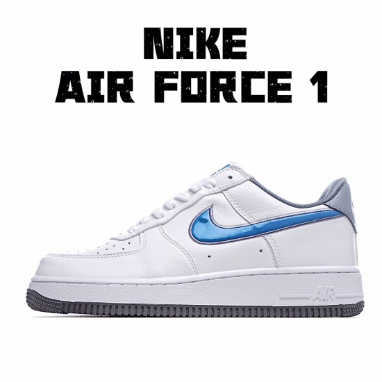 Nike Air Force 1 Low White Blue Mens AF1 Running Shoes