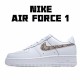 Nike Air Force 1 Low White Brown Running Shoes AO9381 100 AF1 Unisex