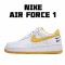 Nike Air Force 1 Low White Yellow DH2947-100 Unisex Casual Shoes