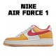 Nike Air Force 1 Low Yellow Red Beige DC1403-001 Unisex Casual Shoes