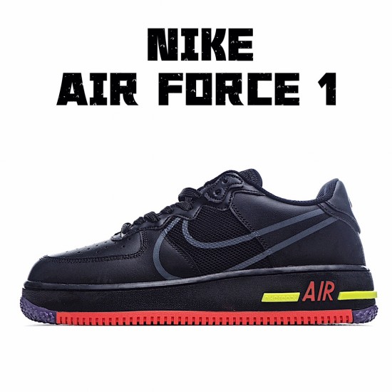 Nike Air Force 1 React Black CD4366 011 AF1 Unisex