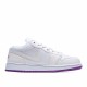 Air Jordan 1 Low GG Purple White Casual Shoes Womens 555112 ID AJ1 Jordan