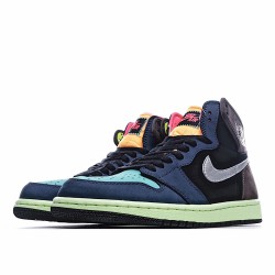 Air Jordan 1 High OG Undefeated Dunk Blue Green Gray 555088 201 Mens AJ1 Jordan 