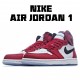 Air Jordan 1 Retro High OG Origin Story Red Black White Jordan 555088 602 AJ1 Unisex