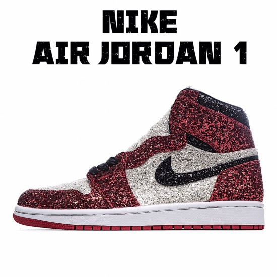 Surgeon x Air Jordan 1 North Pole CK5566 610 Unisex Red White Black AJ1 Jordan