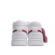 Air Jordan 1 Mid White University Red BQ6472-106 Unisex AJ1 Jordan