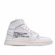 Air Jordan 1 Retro High Off-White White AQ0818-100 Unisex AJ1 Jordan