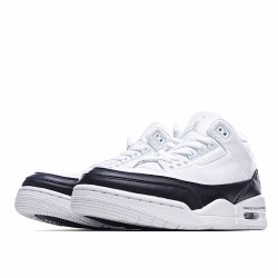 Fragment Design x Air Jordan 3 White Black DA3595 100 AJ3 Mens Jordan Snekaers 