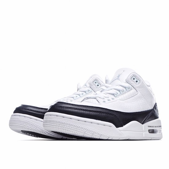 Fragment Design x Air Jordan 3 White Black DA3595 100 AJ3 Mens Jordan Snekaers