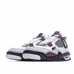 Air Jordan 4 Retro PSG White Black Purple CZ5624 100 AJ4 Unisex Jordan 