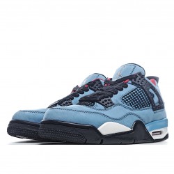 Air Jordan 4 x Travis Scott Blue Black 308497 406 AJ4 Mens Jordan 