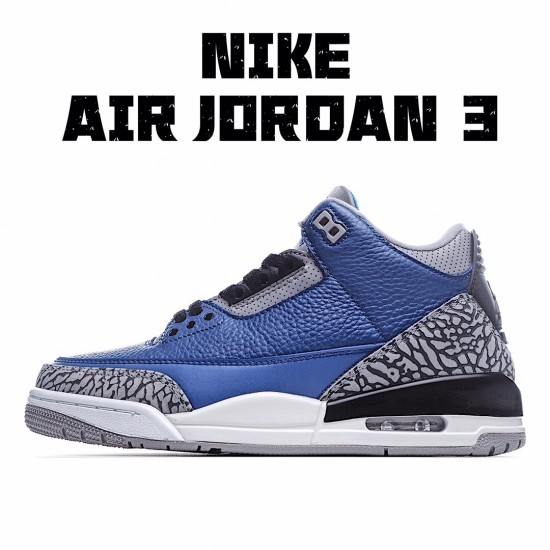 Air Jordan 3 Varsity Royal Jordan CT8532 400 Mens Blue Gray