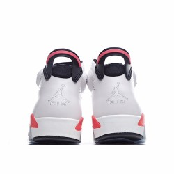 Air Jordan 6 Retro Infrared White 384664-123 Unisex AJ6 Jordan