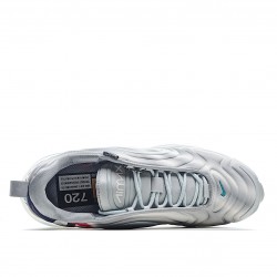 Nike Air Max 720 Unisex AR9293 009 Gray Red Running Shoes 